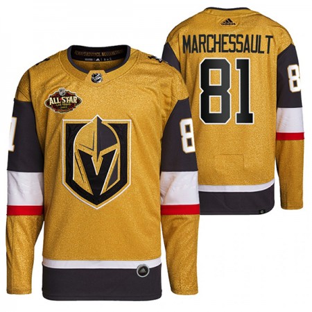 Herren Eishockey Vegas Golden Knights Trikot Jonathan Marchessault 81 2022 NHL All-Star Gold Authentic